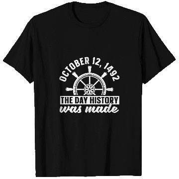 Discover 1492 Sailing Christopher Columbus Day T-Shirts
