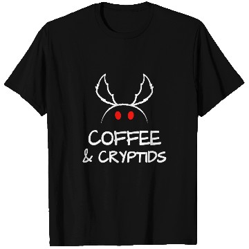 Discover Coffee Fun and Cryptids Cute Mothman Cryptid Cryptozoology T-Shirts