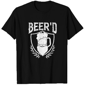 Discover Beer Fun Beard And Beer Drinking Hair Growing Growth 8 T-Shirts