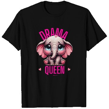 Discover Elephant Pet Drama Queen Theatrical Funny Cute Dramatic Elephant Meme T-Shirts