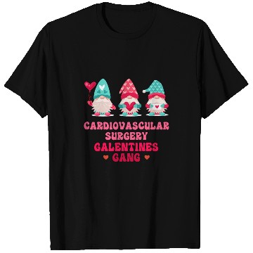 Discover nurses Job Cardiovascular Surgery Gnomes nurses Galentines Day T-Shirts