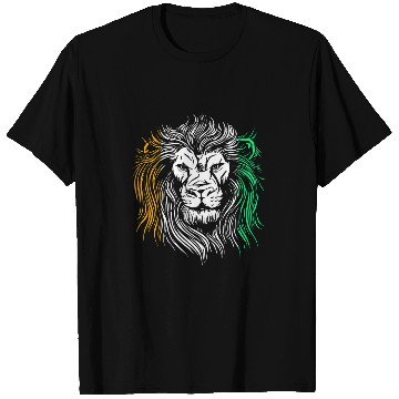 Discover Lion Pet Flag Ivory Coast T-Shirts