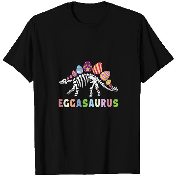 Discover Eggasaurus Stegosaurus Dinosaur Egg Happy Easter Day T-Shirts