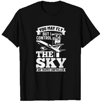 Discover Air Traffic Control Tower Manager Air Traffic Controller T-Shirts