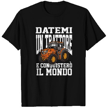 Discover Tractor Fun Written Funny Farmer Tractor Road Peasant Art 4 T-Shirts