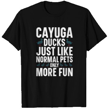 Discover Duck Pet Cayuga Duck Enclosure Toys Stuffed Animal Cayuga Duck Owner T-Shirts