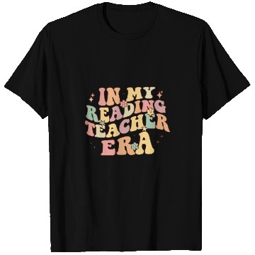 Discover In My Reading Teacher Era Retro Reading Teacher T-Shirts