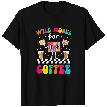 Discover Coffee Fun Will Model For Coffee SLP Speech Language Pathologist T-Shirts
