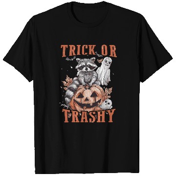 Discover Raccoon Pet Funny Trash Racoon Halloween Trick Or Trashy T-Shirts