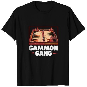 Discover Backgammon Player Strategy Board Game Dice Game T-Shirts