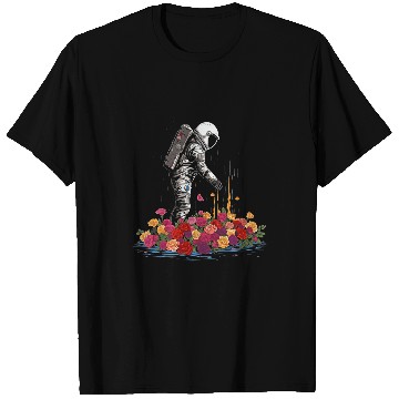 Discover Astronaut Funeral Cool Surreal SciFi EDM Space Art 3 T-Shirts