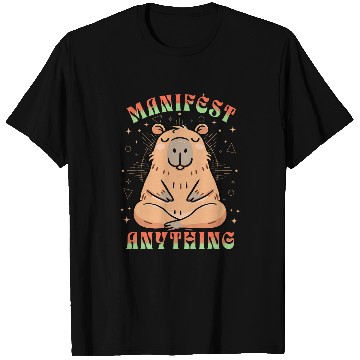 Discover capybaras Pet Meditation Manifest Anything Kids T-Shirts