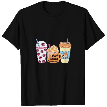 Discover Coffee Fun Cat Mom Coffee Mom Me in a nutshell T-Shirts