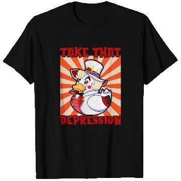 Discover Duck Pet Take That Depression Duck Duck Retro Vintage T-Shirts