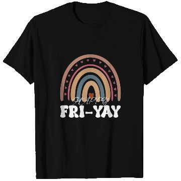Discover Happy FriYay Friday Lovers Fun Teacher TGIF Flower T-Shirts