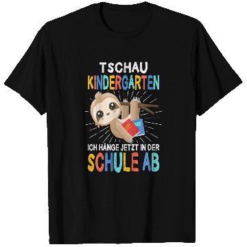 Discover Sloth Pet Kids Ich Hange Jetzt In Der Schule Ab Sloth Schulkind T-Shirts