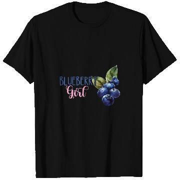 Discover Blueberry Girl Fruit Berry Garden Healthy Blueberries Baking T-Shirts