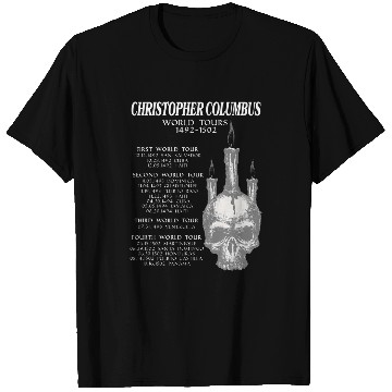 Discover Explorer Christopher Columbus World Tour History Buff T-Shirts