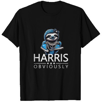 Discover Sloth Pet Chucks And Pearls Kamala Harris Obviously T-Shirts