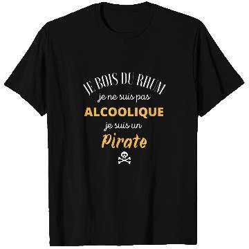 Discover Beer Fun Alcoholic HumourAlcohol Rum MojitoPirate Humorous T-Shirts