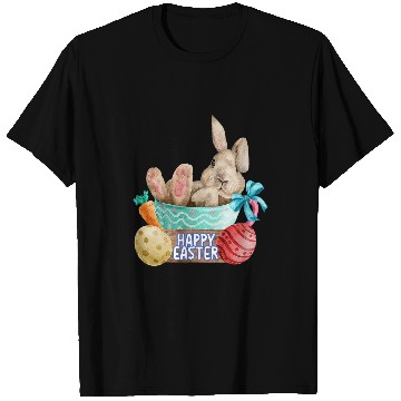 Discover Coffee Fun Very Happy Easter Bunny Coffee Cup Carrot and Easter Egg T-Shirts