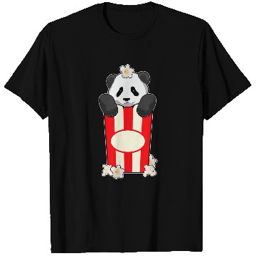 Discover Panda Pet Popcorn T-Shirts