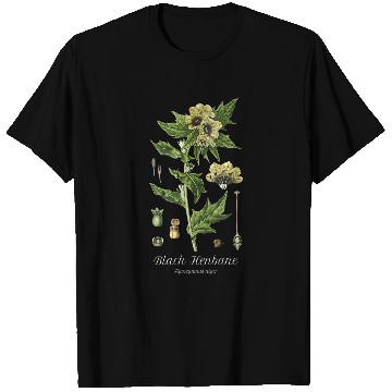 Discover Black Henbane Witch Botanical Garden Arcane Magic T-Shirts