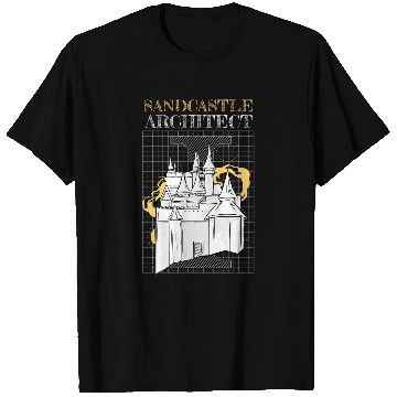 Discover Sandcastle Architect Beach Sand Castle Builder T-Shirts