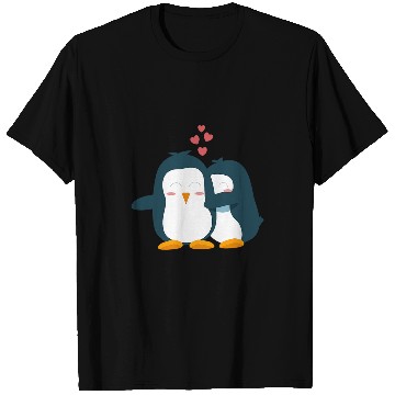 Discover Penguin Pet COUPLES GIFT Wedding Anniversary Engagement Party T-Shirts