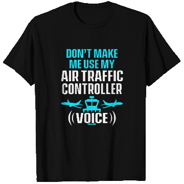 Discover Air Traffic Controller Voice ATC Flight Control T-Shirts