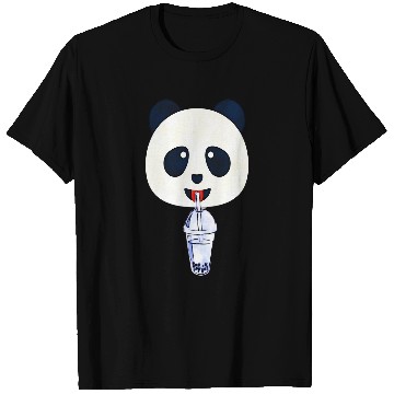 Discover Panda Pet popular boba bubble milk tea smoothies panda smoothie panda T-Shirts
