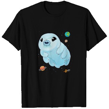 Discover Bear Pet Tardigrade In Space Funny Water Bear Microbiology Science T-Shirts