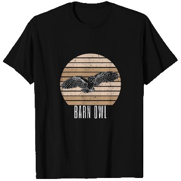 Discover Barn owl flying breeding birding naturalist ornithology T-Shirts