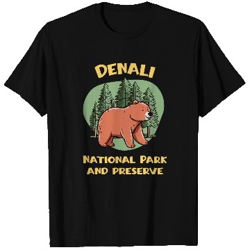 Discover Bear Pet Denali National Park and Preserve Cute Bear T-Shirts