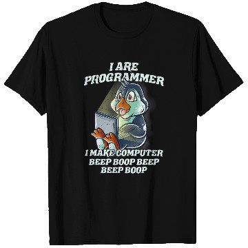 Discover Penguin Pet I Are Programmer Introvert IT Nerd Penguin Software Geek T-Shirts