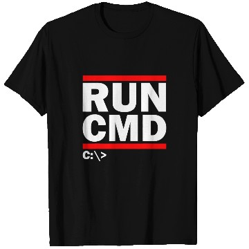 Discover Admins Programmers Run CMD T-Shirts