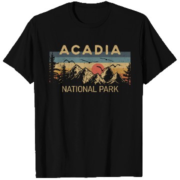 Discover Acadia National Park Maine Hiking Outdoors T-Shirts