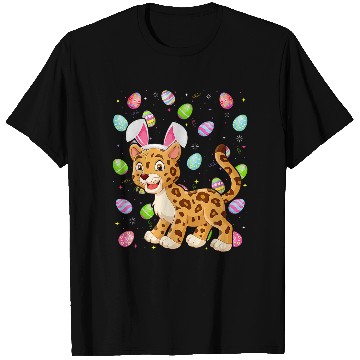 Discover Funny Easter jaguarss Easter Bunny Ears Easter Eggs Hunting T-Shirts