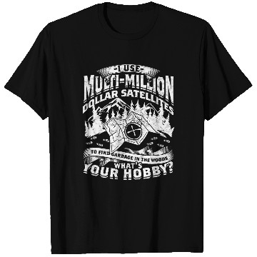 Discover Geocache Multi Million Dollar Satellites T-Shirts