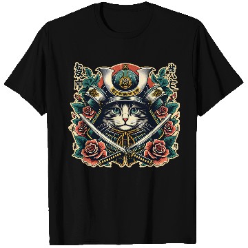 Discover Ancient Samurai Cat Japan Culture Ninja 1 T-Shirts