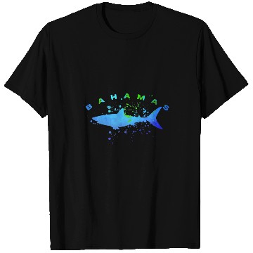Discover BAHAMAS Beach Vacation Spring Break Family Rip Shark Diving T-Shirts
