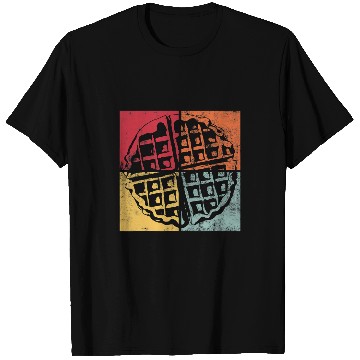 Discover Retro Waffle Design Gourmet Hobby Chef T-Shirts