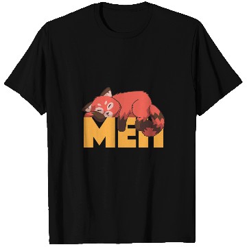 Discover Panda Pet Funny Meh Red Panda Bored Indifferent Sleeping Panda T-Shirts
