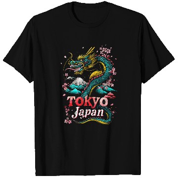Discover Dragon Pet Japanese Tokyo Dragon Asian T-Shirts