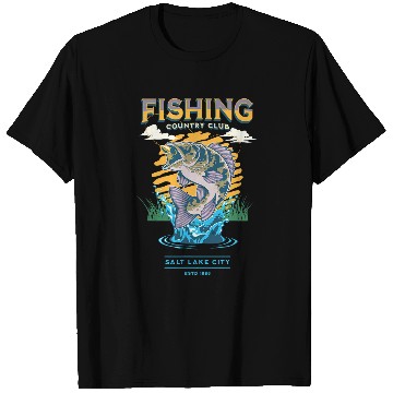 Discover Fishing country club T-Shirts