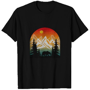 Discover Bear Pet Nature Bear Retro Environment Nature Ecology T-Shirts