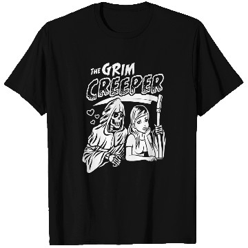 Discover Bartender Job The Grim Creeper Creepy Cute Dark Humor Bartender T-Shirts