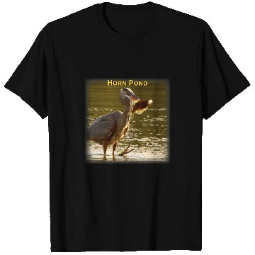 Discover Fishing Great Blue Heron 1 T-Shirts