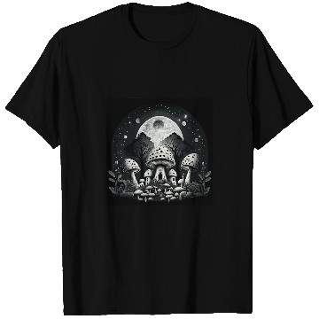 Discover Gothic Mushroom Celestial Imagery T-Shirts