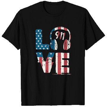 Discover Love 911 Operator Dispatcher Police Firefighter EMS Gift T-Shirts